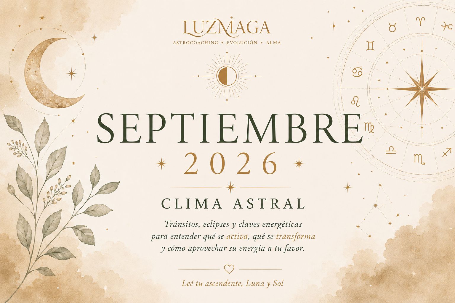 Septiembre 2026: Astrocoaching signo por signo